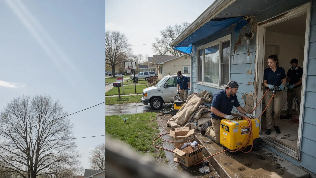Basement Flood Cleanup in Campbellsburg, KY near me